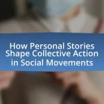 How Personal Stories Shape Collective Action in Social Movements