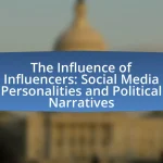 The Influence of Influencers: Social Media Personalities and Political Narratives